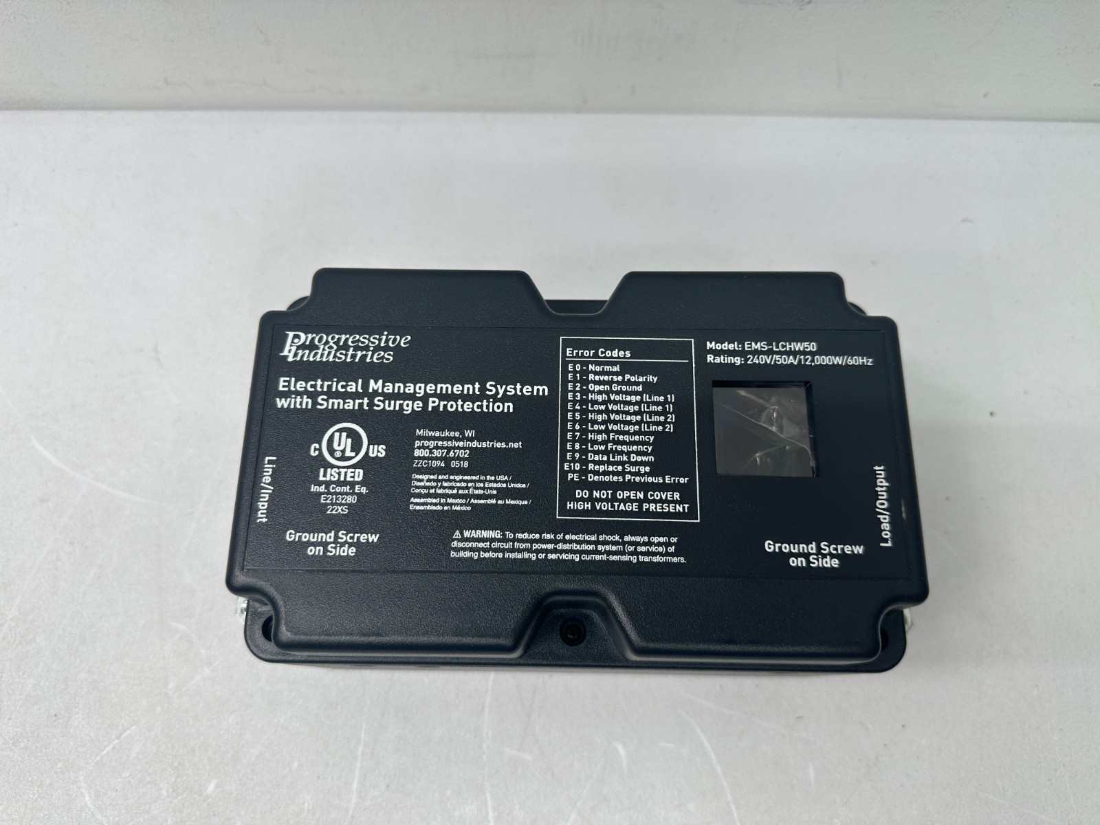 Progressive Industries Hardwired Electrical RV Surge Protector EMSLCHW50