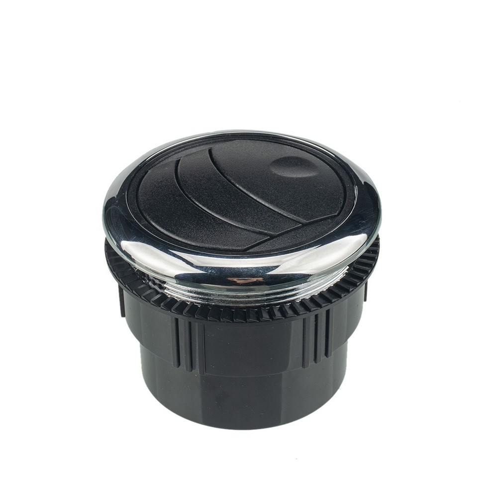 Car Dashboard Vent Deflector for AC Air Outlet 87mm 75mm Mounting Hole Black