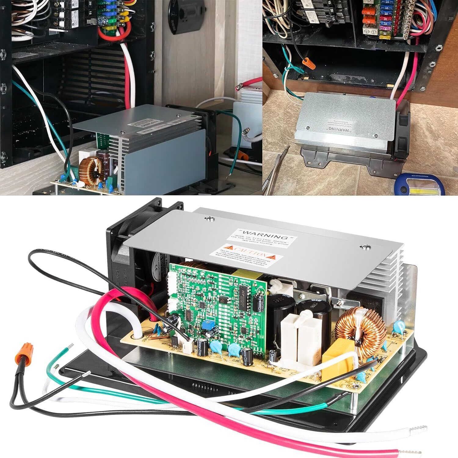 For WFCO WF-8955-AD-MBA 950W 55A 105-130VAC Power Converter Main Board Assembly