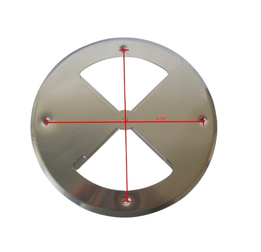 Aluminum Round Adjustable Spinner Side Closing Vent Air Flow Trailer Box
