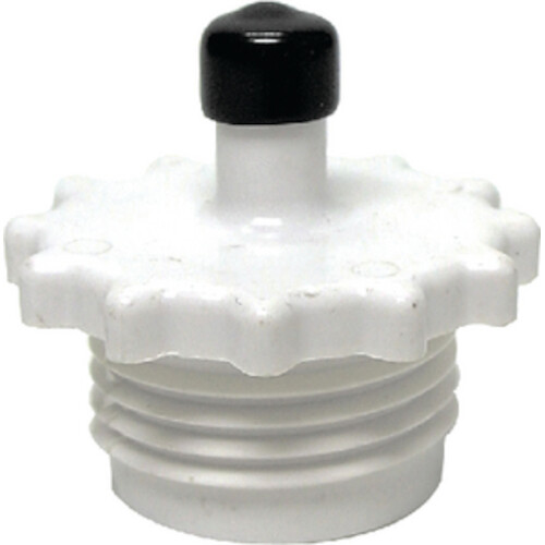 VALTERRA White Plastic Blow Out Plug for Boats, Campers and RVs – P23500VP