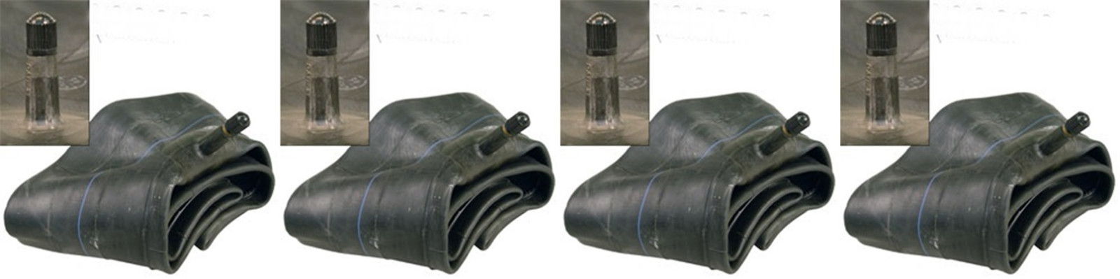 Set of 4 Multi Fit Lawn Mower Tire Inner Tubes 18×8.50-8 20×8.00-8 20×10.00-8