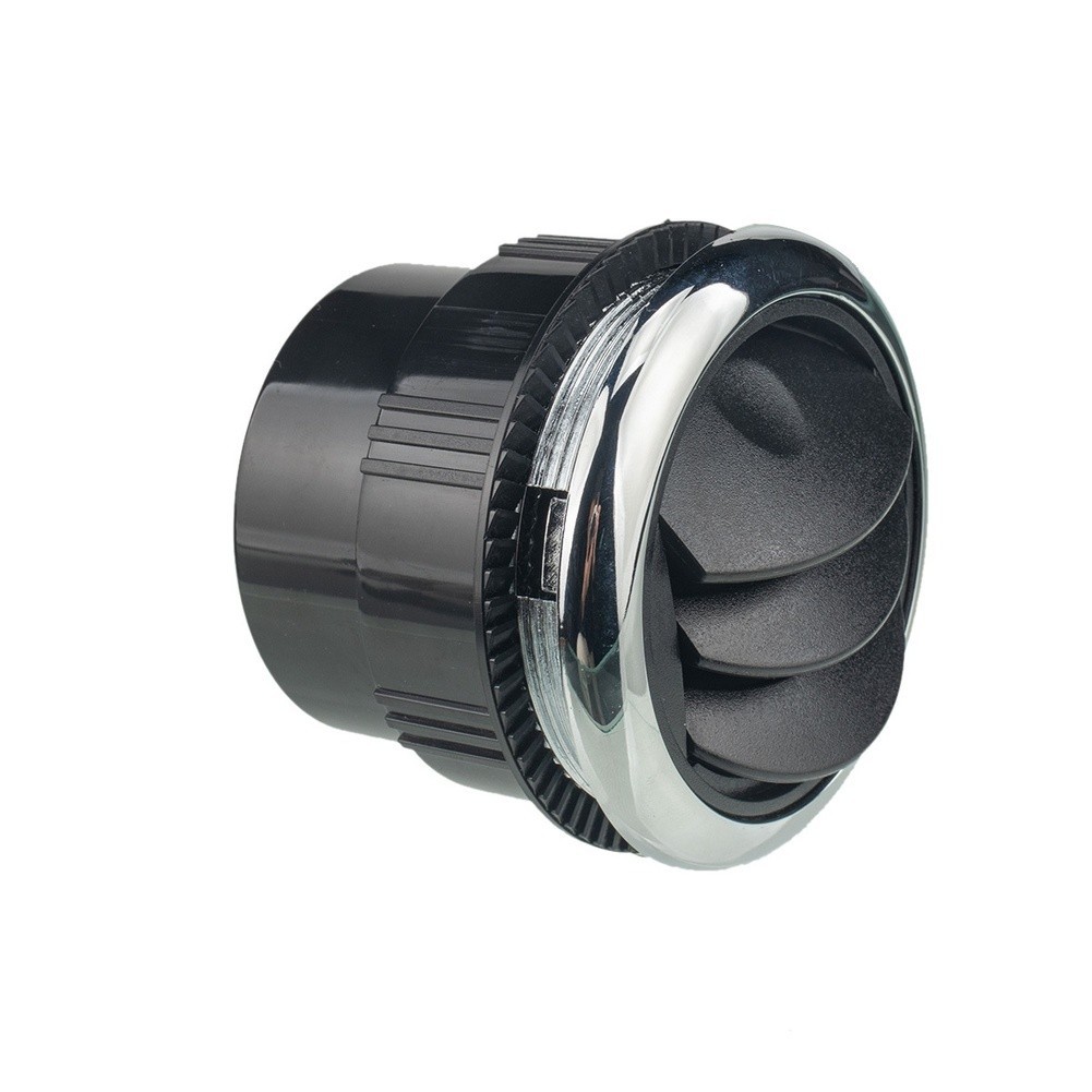 Car Dashboard Vent Deflector for AC Air Outlet 87mm 75mm Mounting Hole Black
