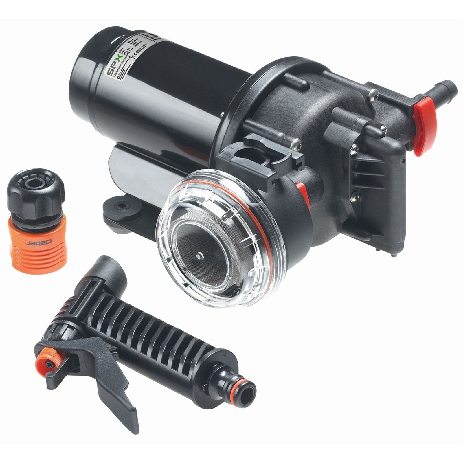 Johnson Pumps Aqua Jet 3.5 GPM 12V Diaphragm Wash Down Pump for Marine & RV Use