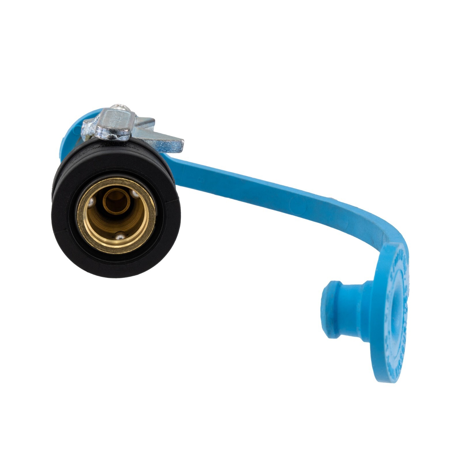 RV Propane Quick Disconnect Adapter 1/4″ QD Brass LPG Fitting with Dust Cap