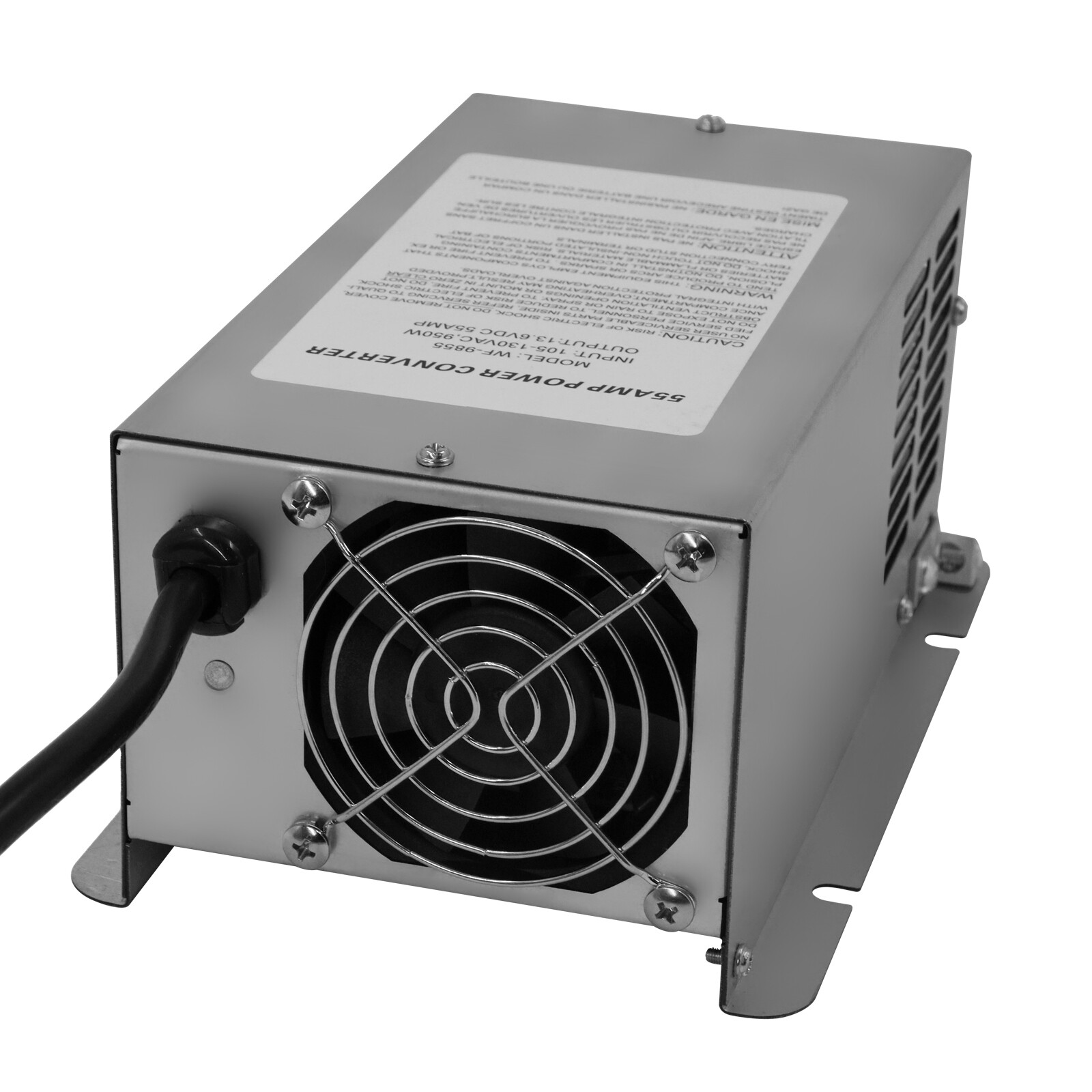 WF-9855 RV Converter 55 Amp Deck Mount Camper 110VAC to 12VDC RV Battery Charger