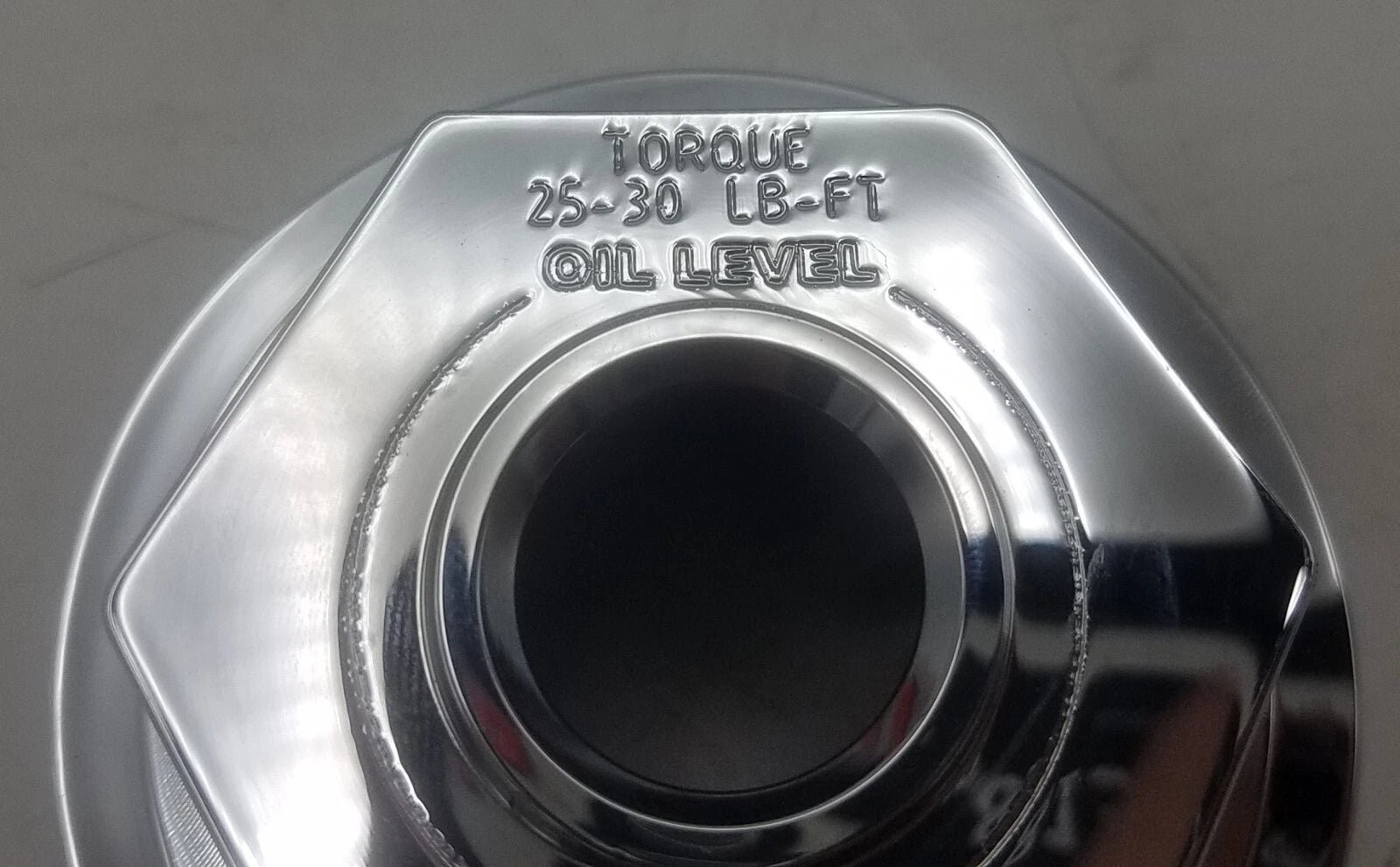 Aluminum Oil Bath Dust Caps — 2-7/8″-12 Thread Pair : 21-35 Billet-Chrome-KITX2