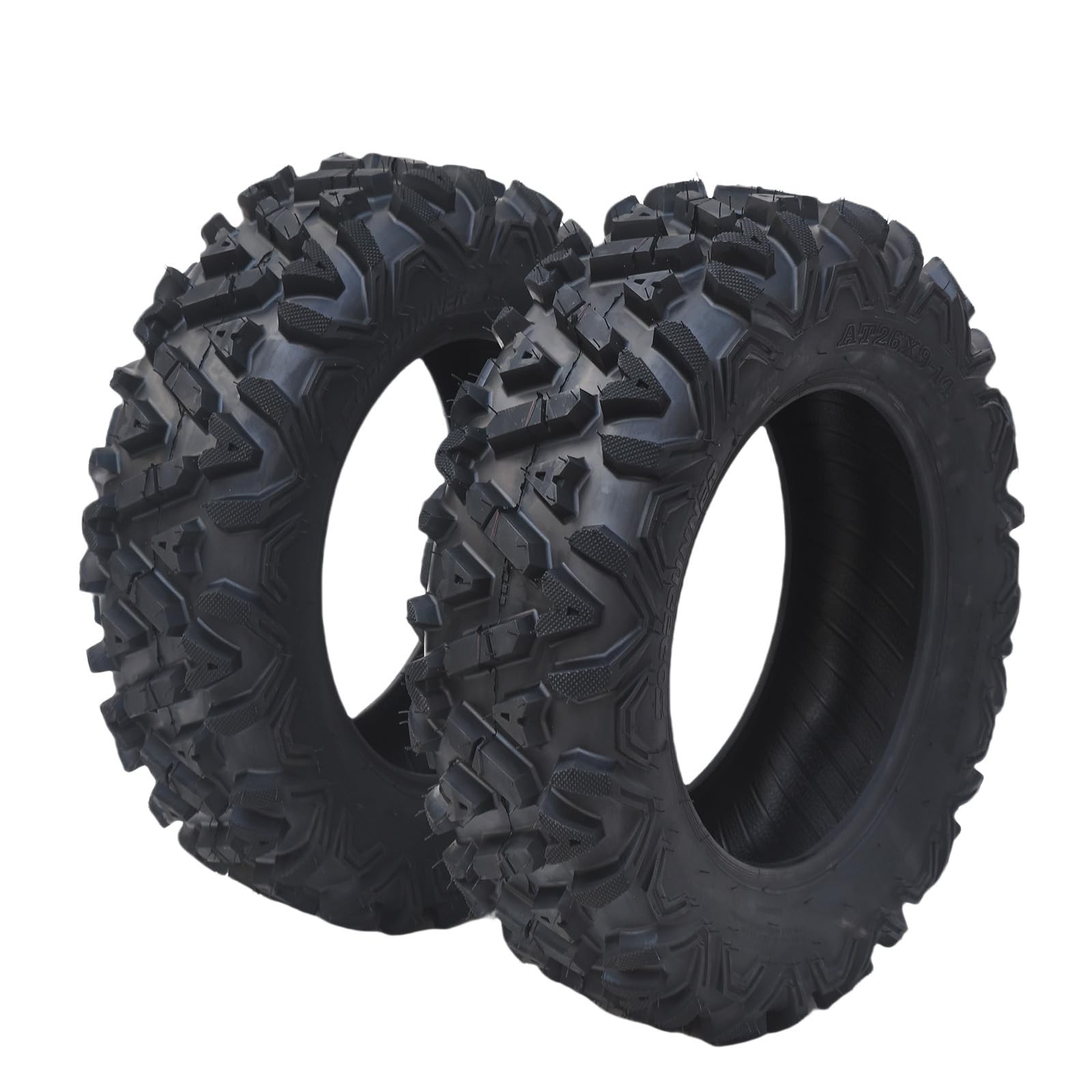 Set OF 2 6PR 24×8-12 ATV Tires 24x8x12 UTV Tire 24 8 12 All Terrain Heavy Duty