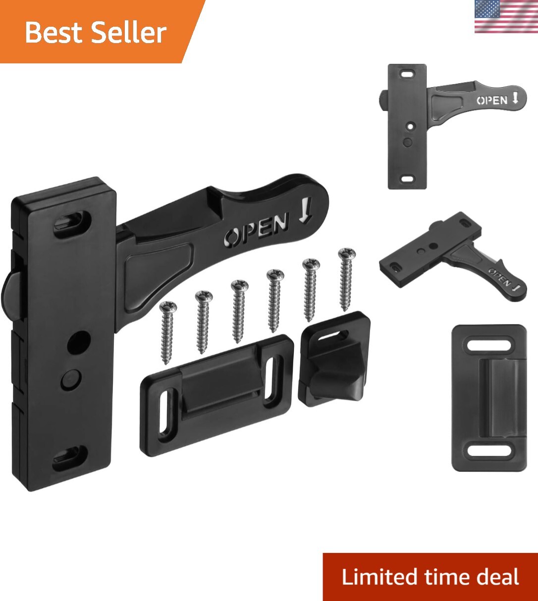 Effortless Replacement Right Hand RV Door Latch Kit – Durable Construction
