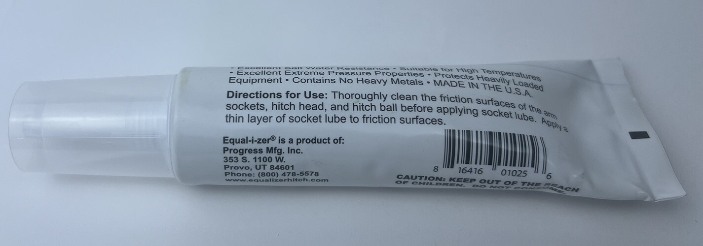 Equal-i-zer High Performance Lubricant for trailer hitches and sway control