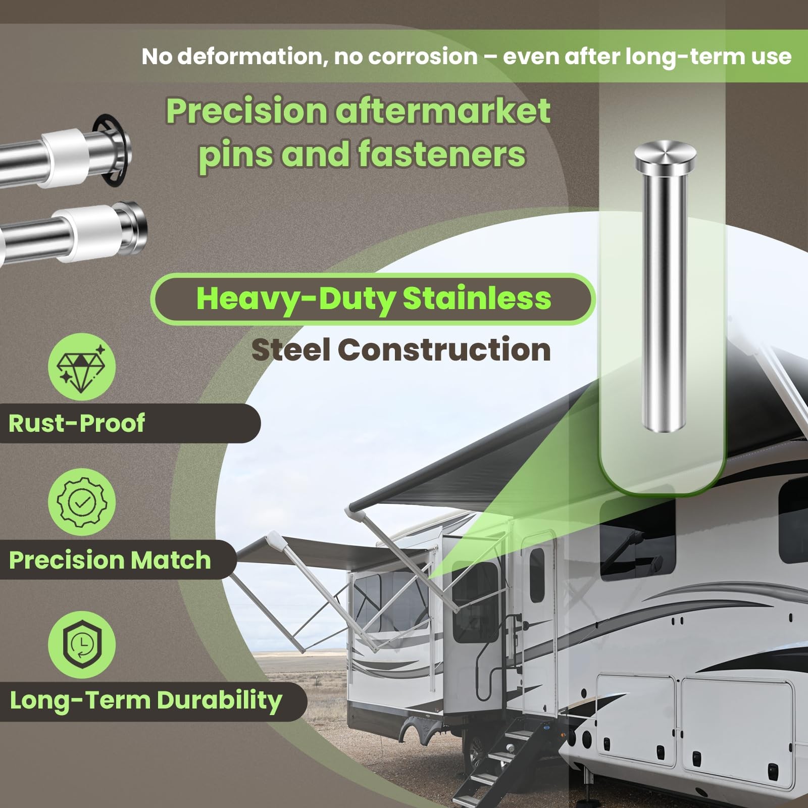 8952001.400U 8952002.400B Pin and Fasteners Kit For Dometic 9100/9200 RV Awning