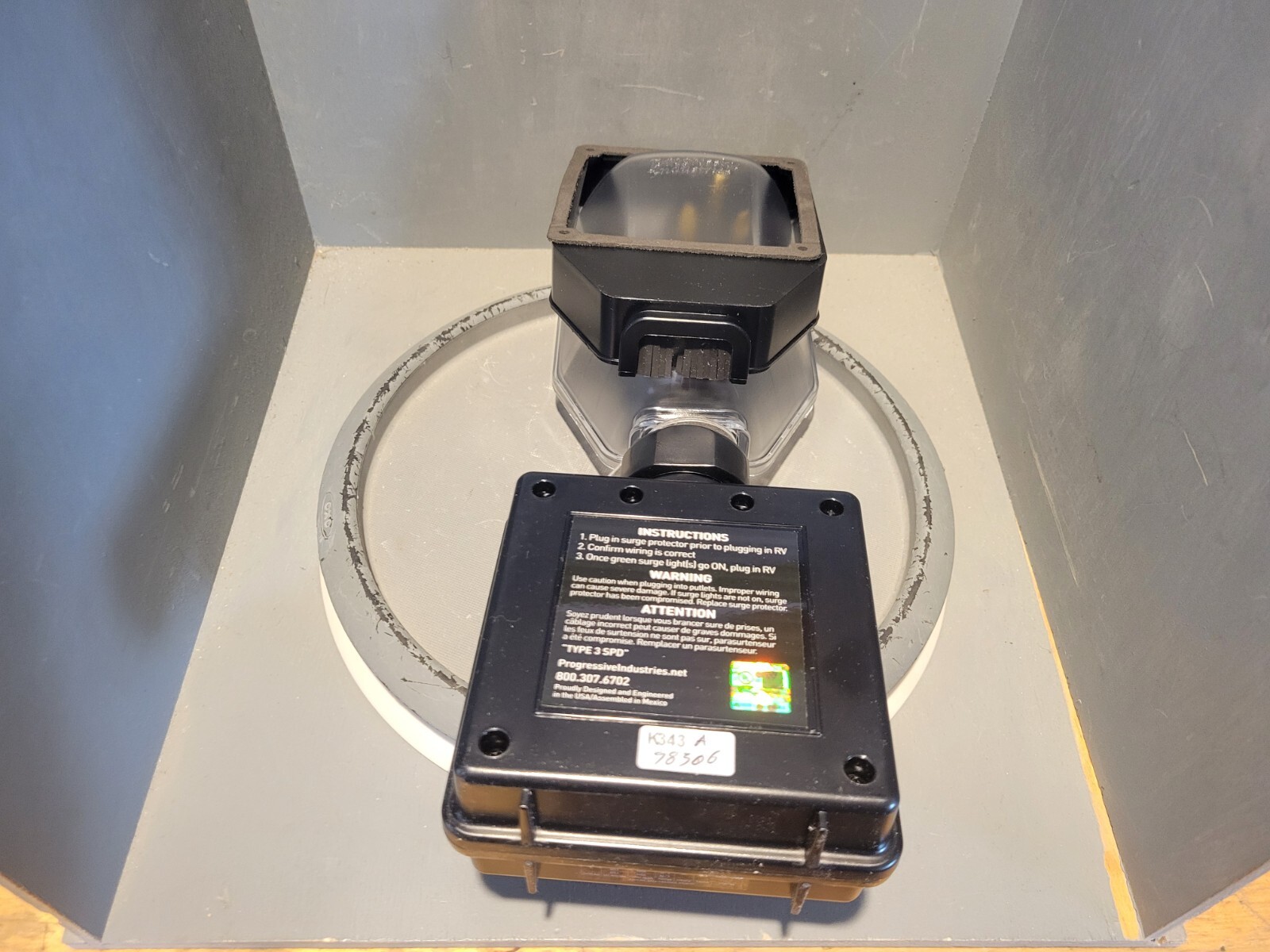 Progressive Industries Portable Surge Protector, 30A, SSP-30XL