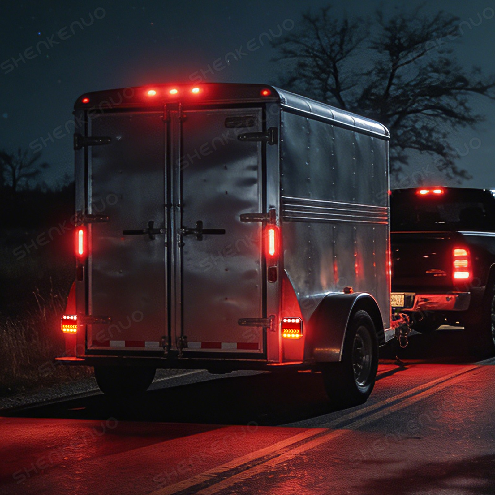 Wireless Magnetic Trailer Light – Rechargeable LED TailLight Kit For Trailer USA