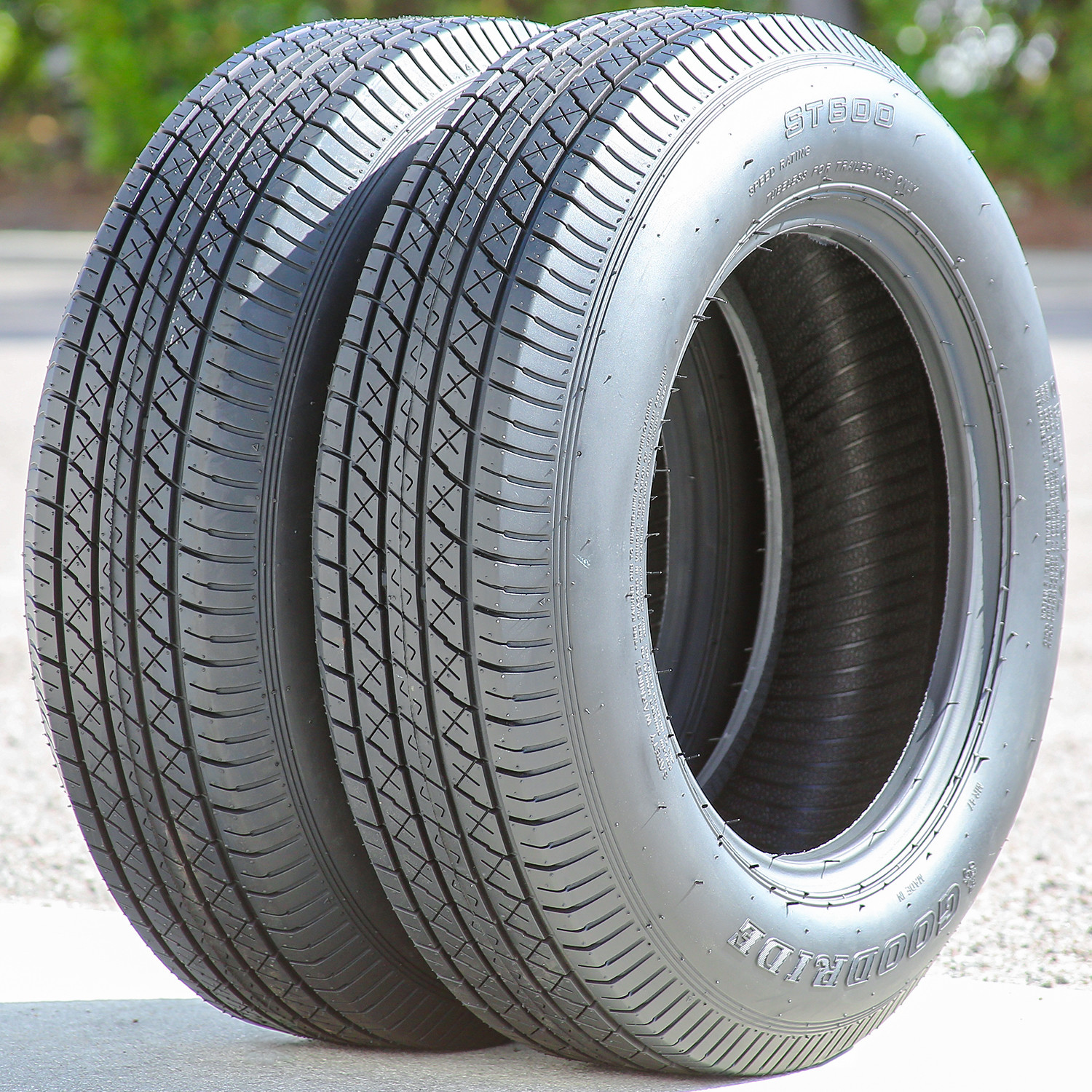 2 Tires Goodride ST600 ST 175/80D13 Load C 6 Ply Trailer
