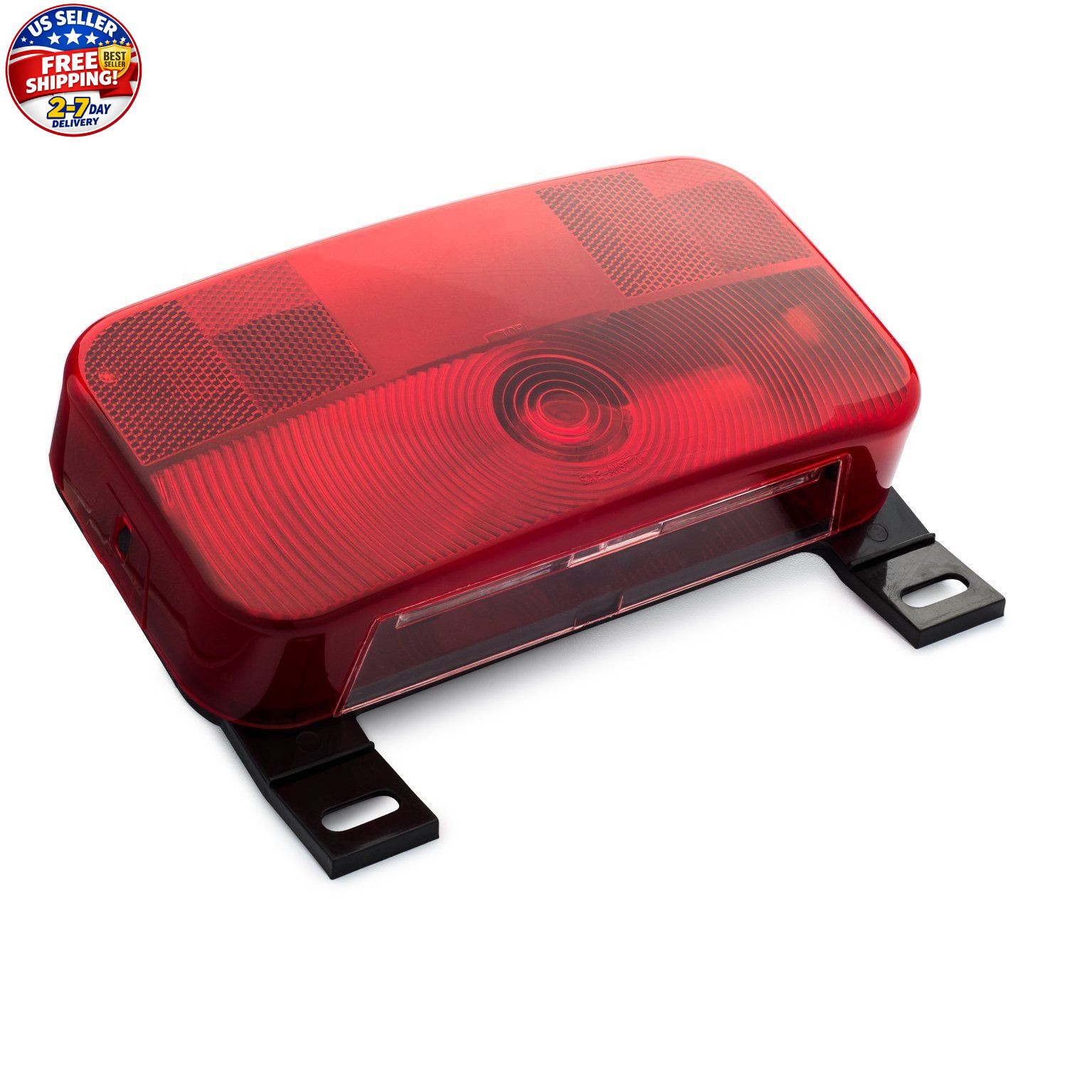 Red Surface Mount Light, License Bracket and License Light, Stop/Turn/Tail for R
