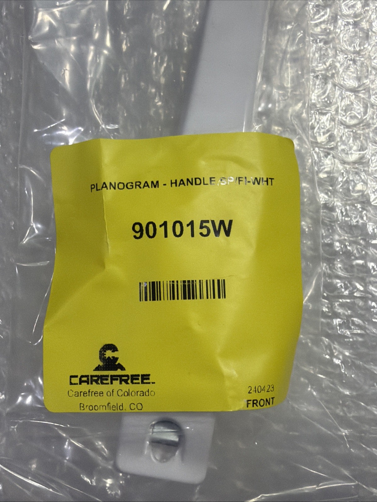 Carefree of Colorado 901015W Travel Awning Replacement Lift Handle – White