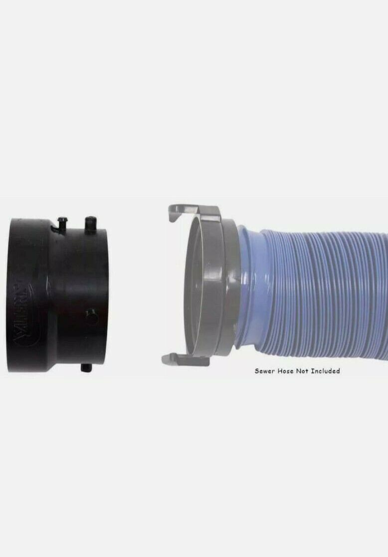 Rv trailer SEWER TERMINATION ADAPTER connection 3″ FEMALE abs pipe valterra