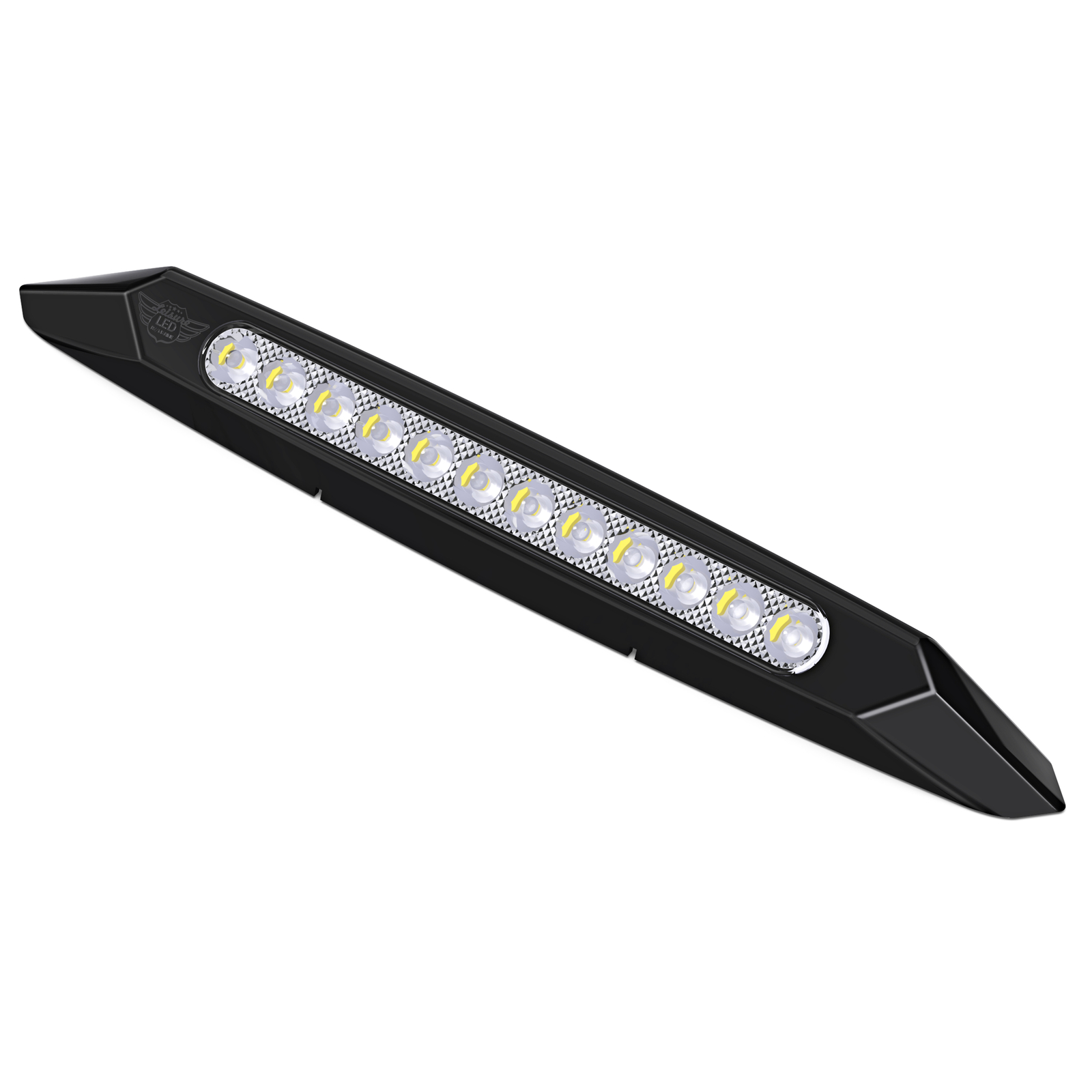 Black Awning RV Motorhome Trailer Porch Light 13″ No Switch 12 Volt 400 LM