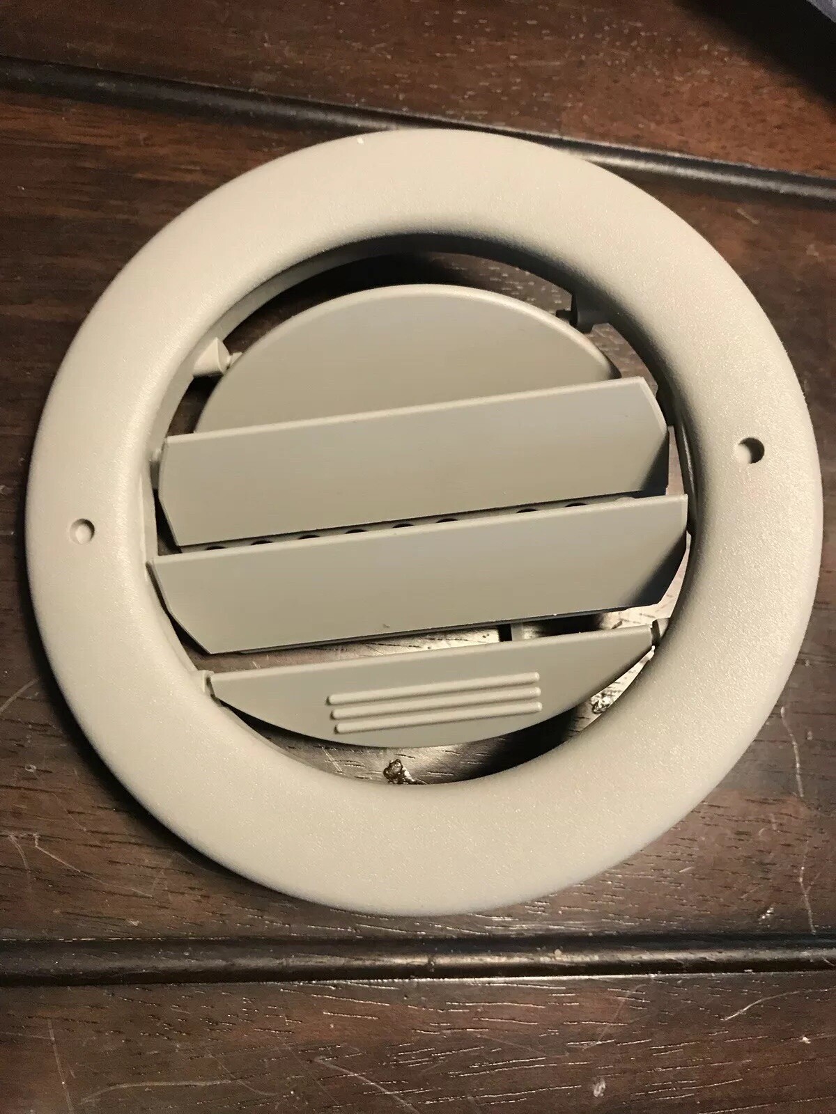 4 1/2 inch grey gray vent adjustable plastic New old stock Camper RV Trailer