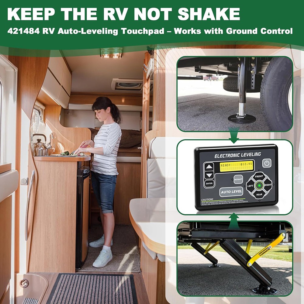 Control Touchpad Leveling System for Lippert RV 5th Wheel 421484