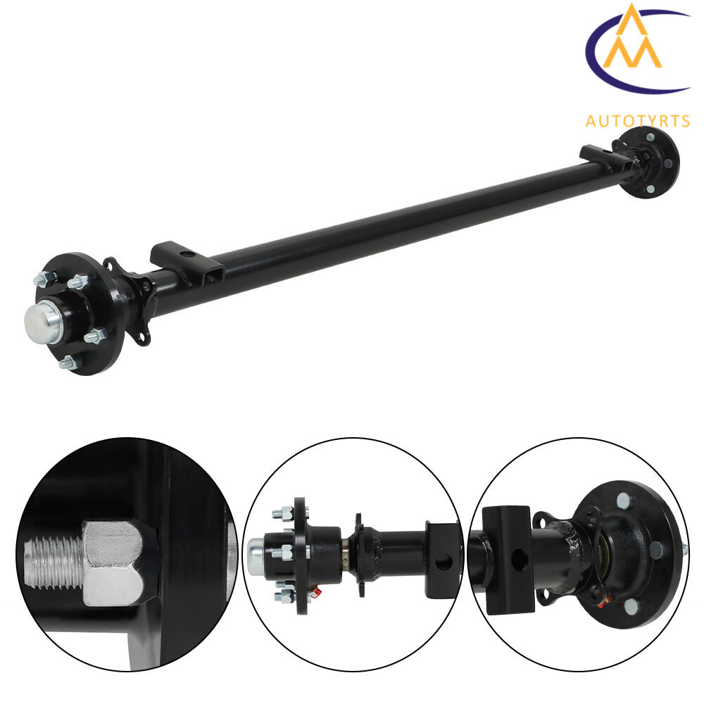 5 lug Utility Axle 3500lbs Boat Axle 3.5K Trailer Axle For Trailer Cargo Dump RV