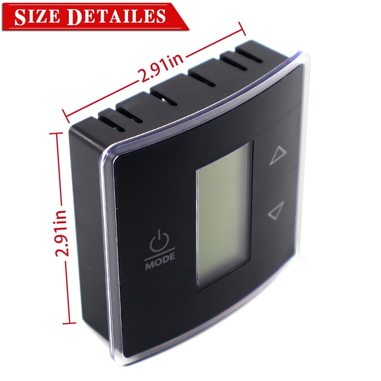 3316230.000 RV Wall Thermostat/Relay Box Heat/Cool with Black Wall Thermostat