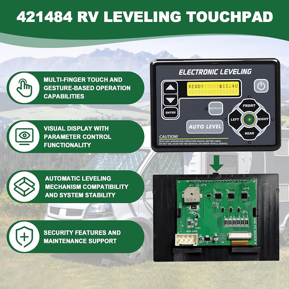Control Touchpad Leveling System for Lippert RV 5th Wheel 421484