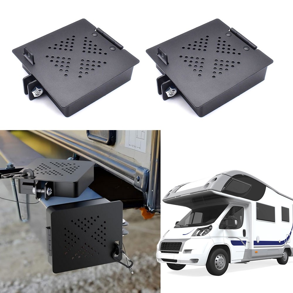 2pcs RV Bumper End Cap Fits Standard 4-Inch Square Camper Bumper For Jayco RVs