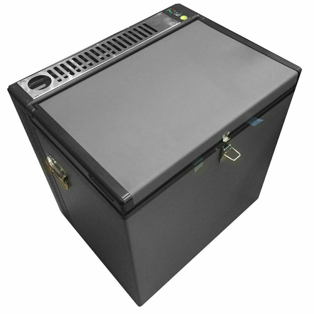 2.4 Cu.Ft Deep Freezer Propane, 110V/12V/LPG Small Gas Chest Freezer Camping