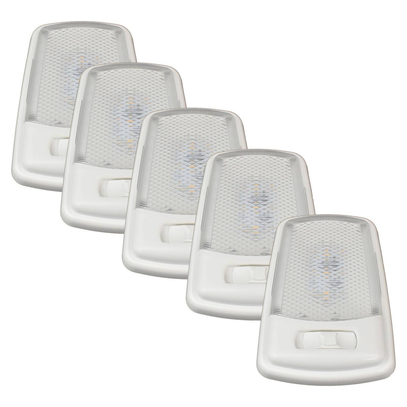 5 Pack Upgraded Super Bright DC 12V Led RV Ceiling Single Dome Light RV Interior