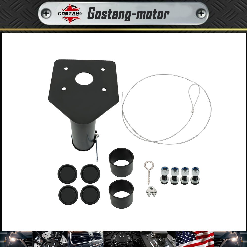 Munirater 12″ -17″Inches Adjustable 5th Wheel RV to Gooseneck Adapter Hitch