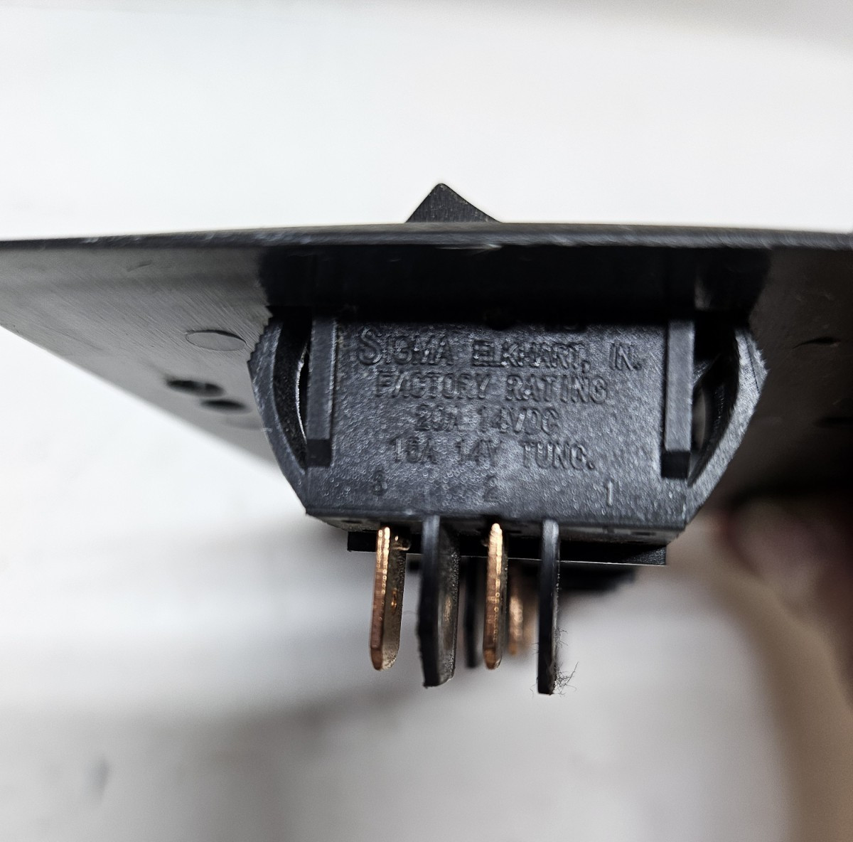 Black Quad 4 GANG ON/OFF 12 volt Black Light Switch RV MARINE RV CAMPER TRAILER