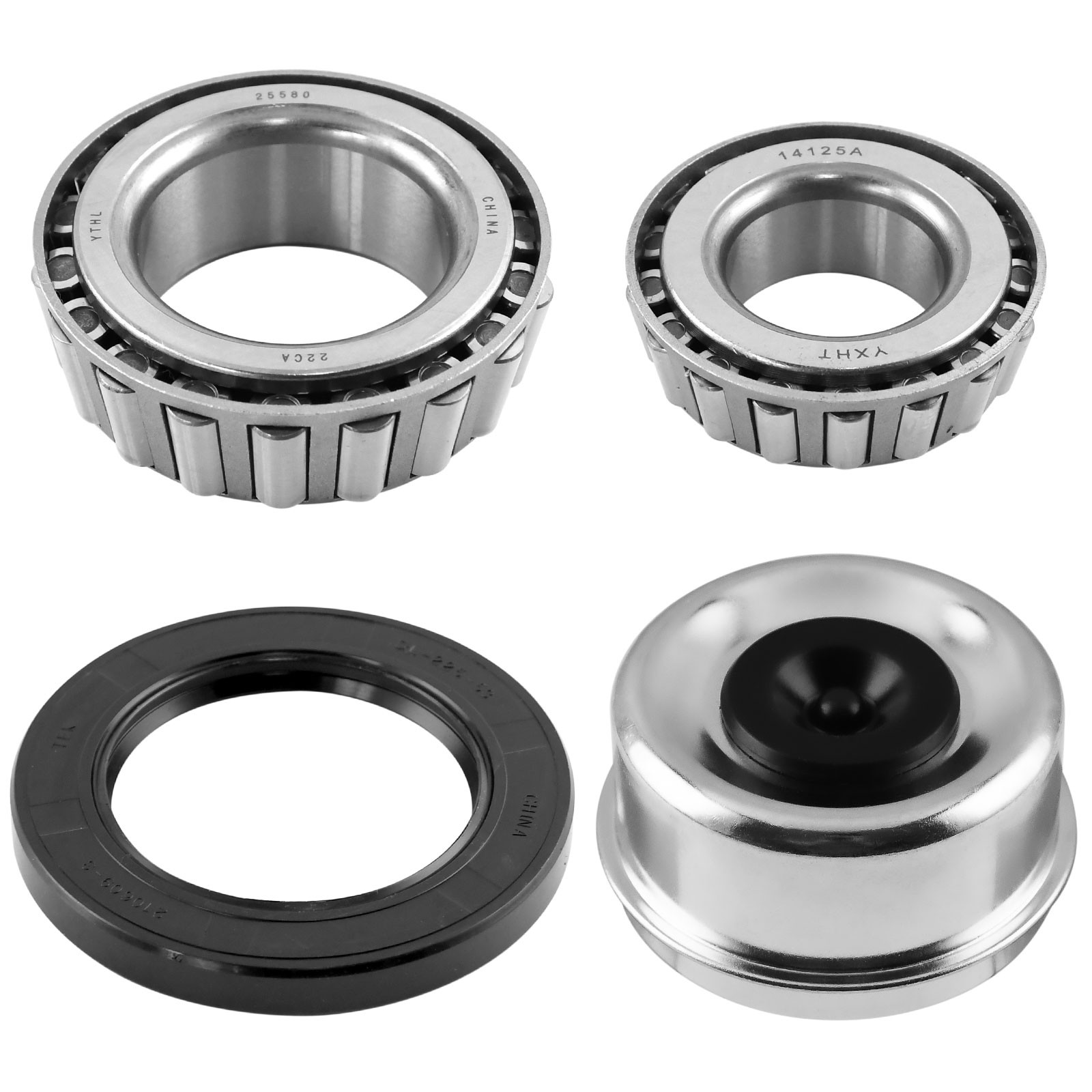 8Lug 8 on 6.5 Trailer Hub Drum Kit w/12×2″ Electric Brakes for 7000 Trailer Axle
