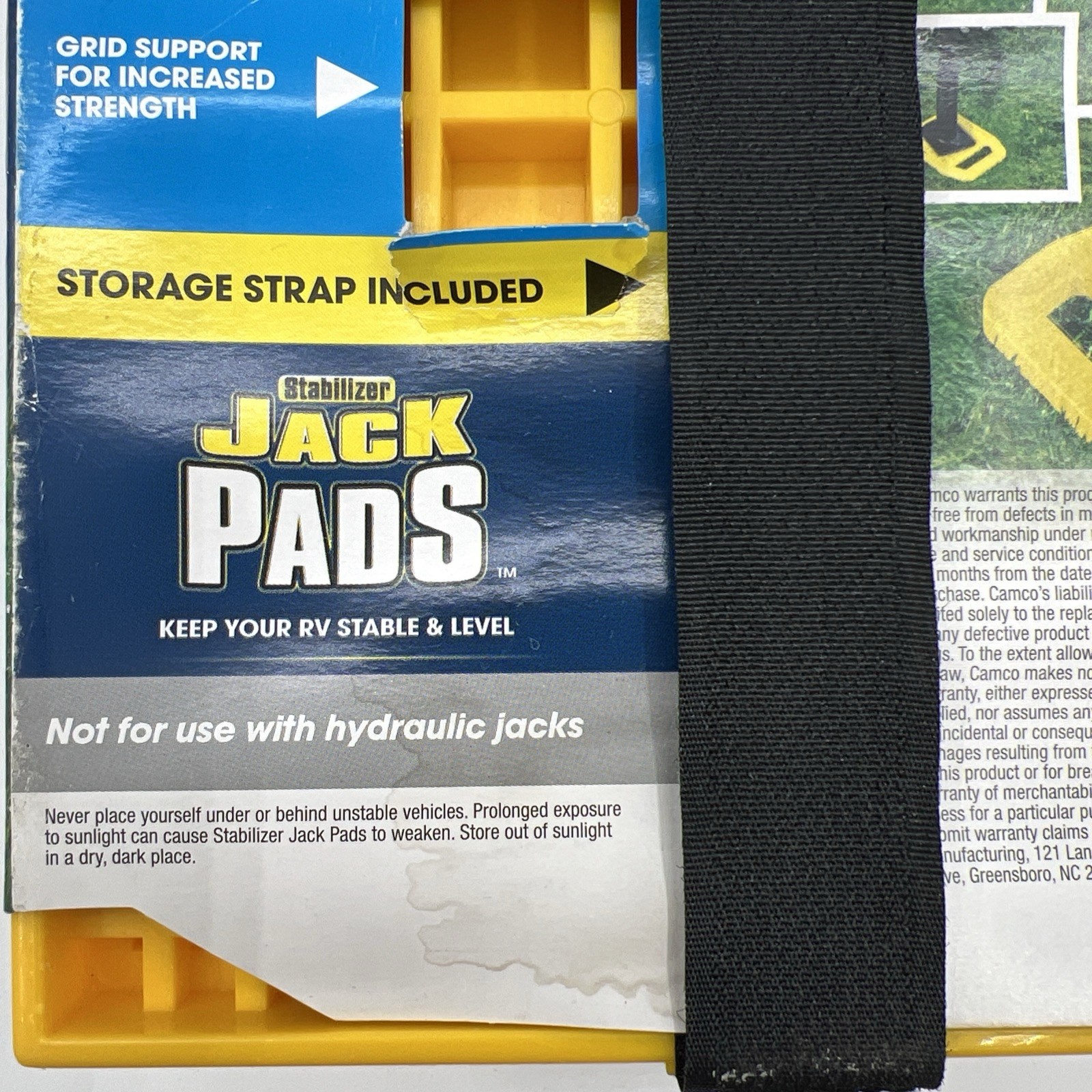 Camco Stabilizer Jack Pads – 4 pack (44595)