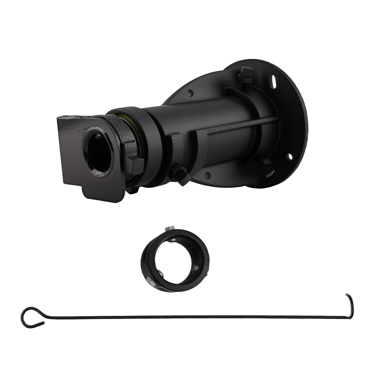 Adjustable Cushioned Adapter Fifth Wheel To Gooseneck 12 to 16 inches Steel