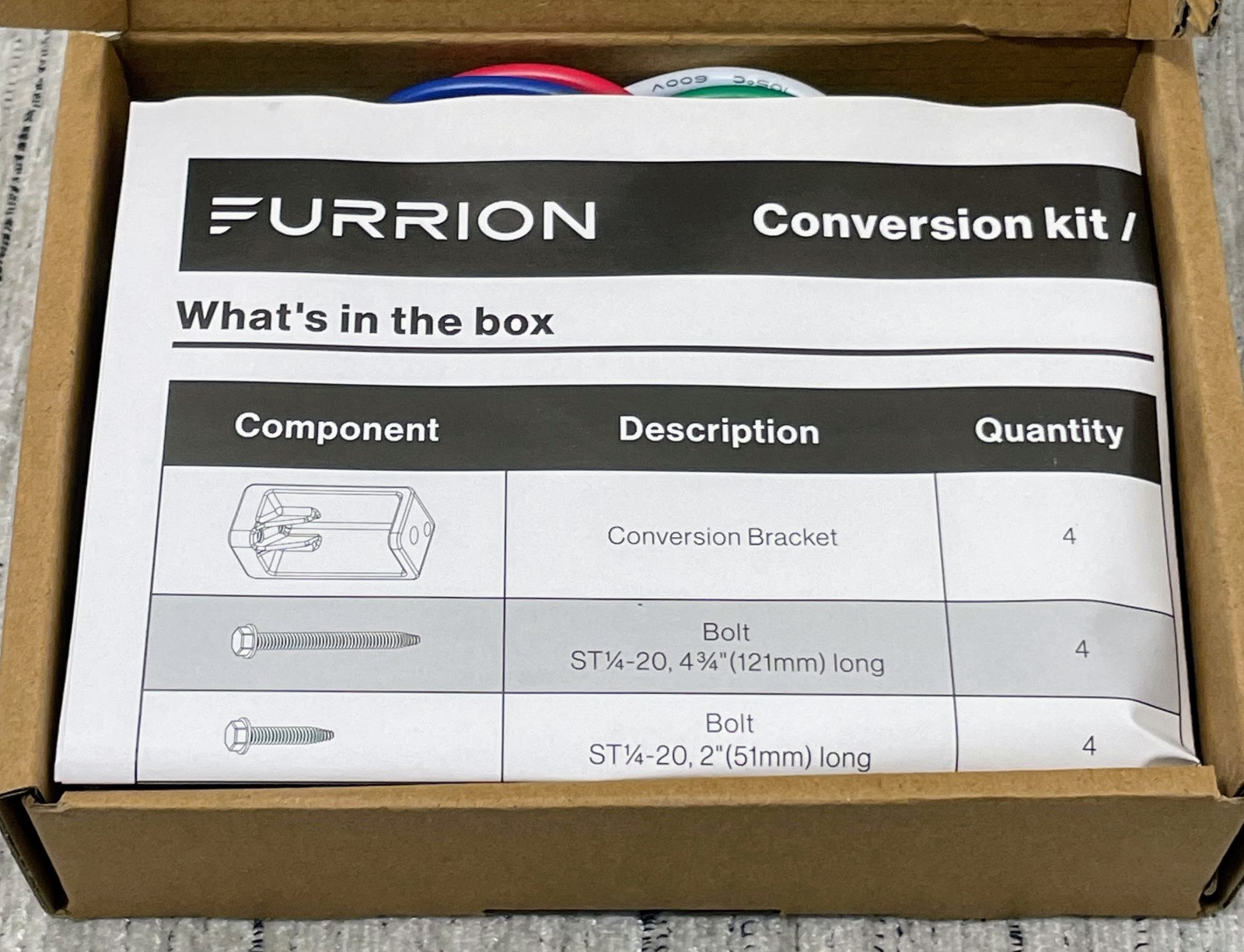 Furrion Chill Air Conditioner Rooftop Unit Conversion Kit Complete New
