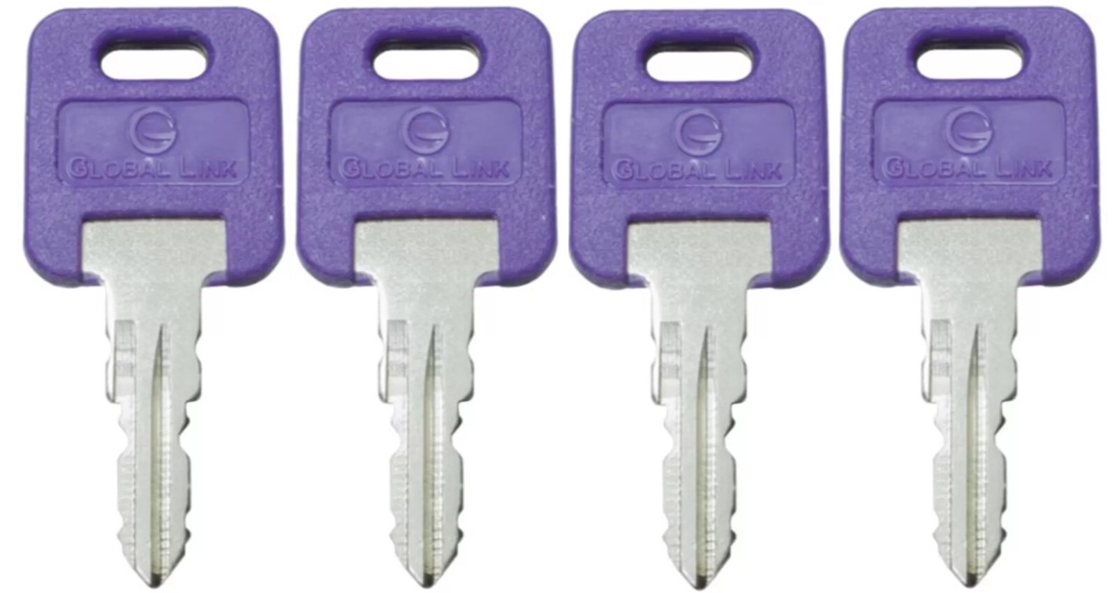 4 PACK Global Link OEM PURPLE Replacement RV Motorhome Trailer Lock Key G340
