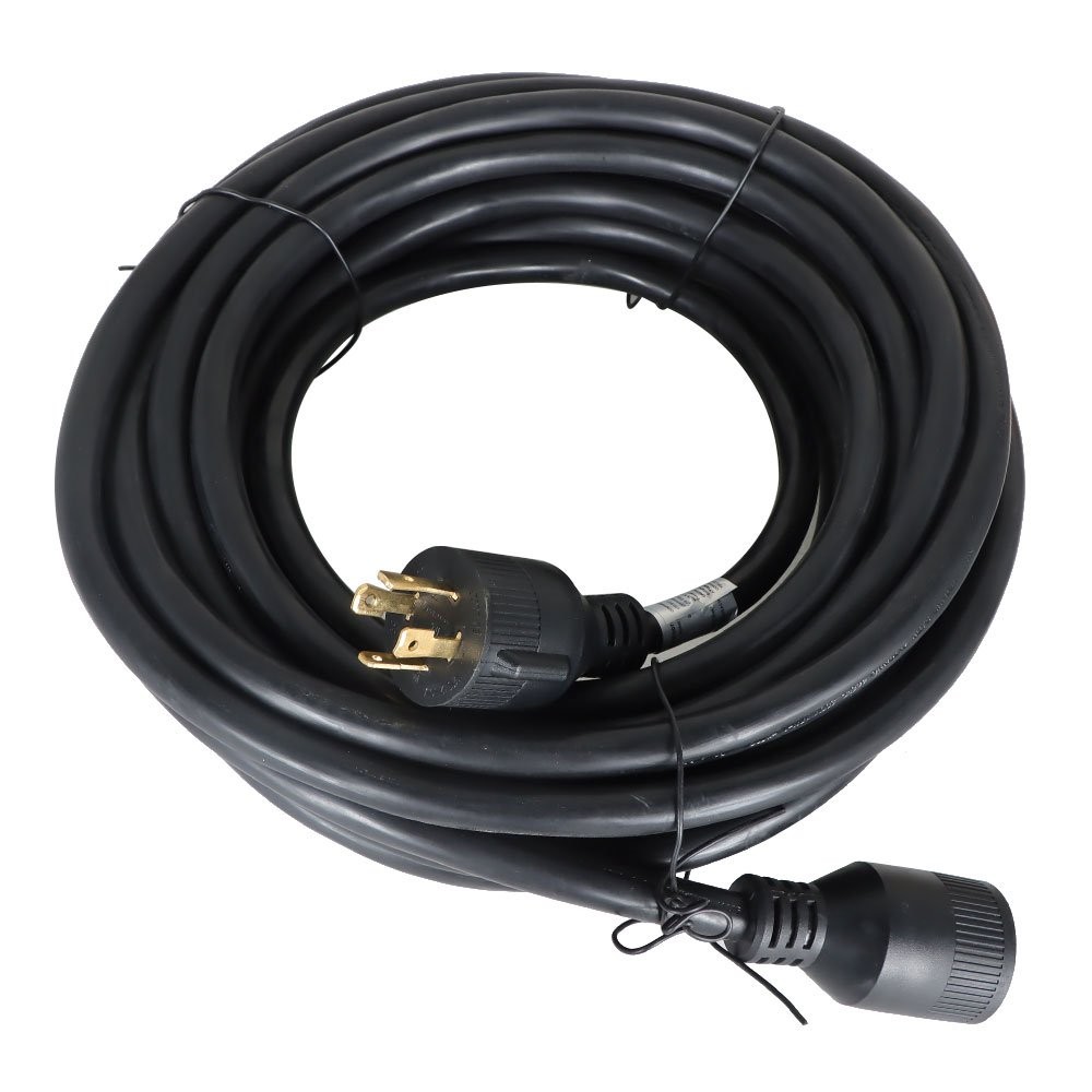 30 Amp 25/50/75/100Ft L14-30 Generator Extension Power Cord Power Inlet Box