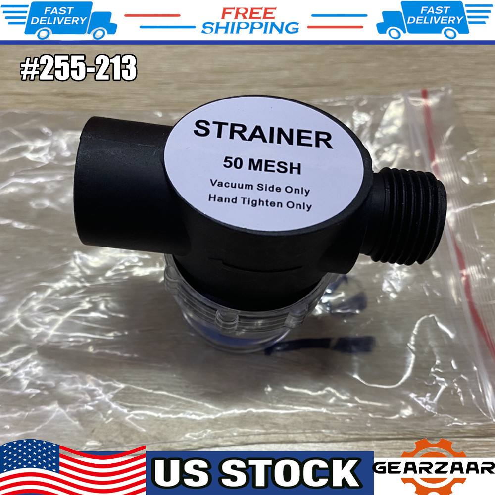 Water Pump Strainer Camper (Marine) Freshwater Strainer RV Camper (#255-213