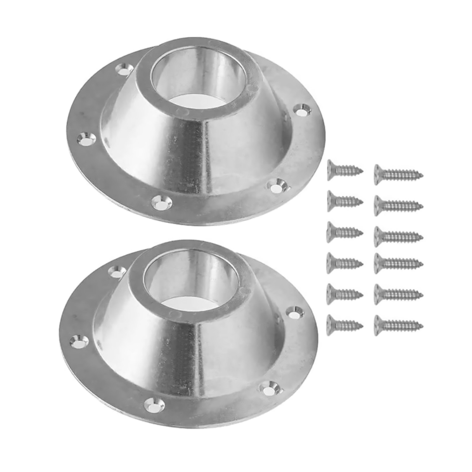 2* RV Table Bases Aluminium Floor Fixed Mounting Pedestal Accessories Camper Y