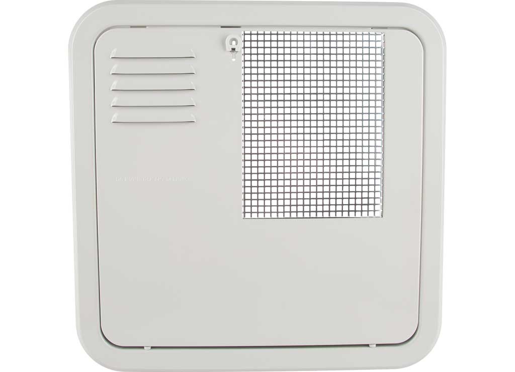 Suburban RV 6259APW Water Heater Flush Mount Access Door Frame 10/12/16Gal White