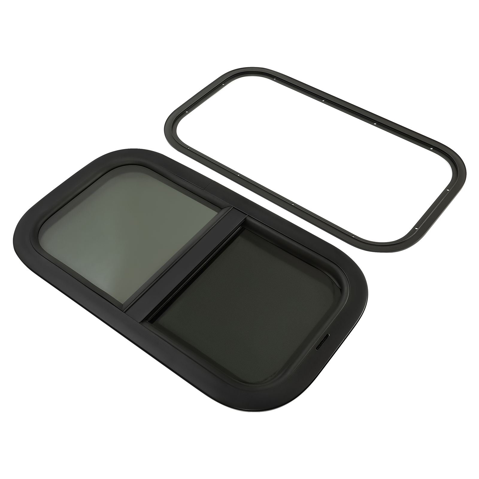 Tinted RV Glass Window 12″x 22″ W/ mounting hardware For Cargo Trailer RV