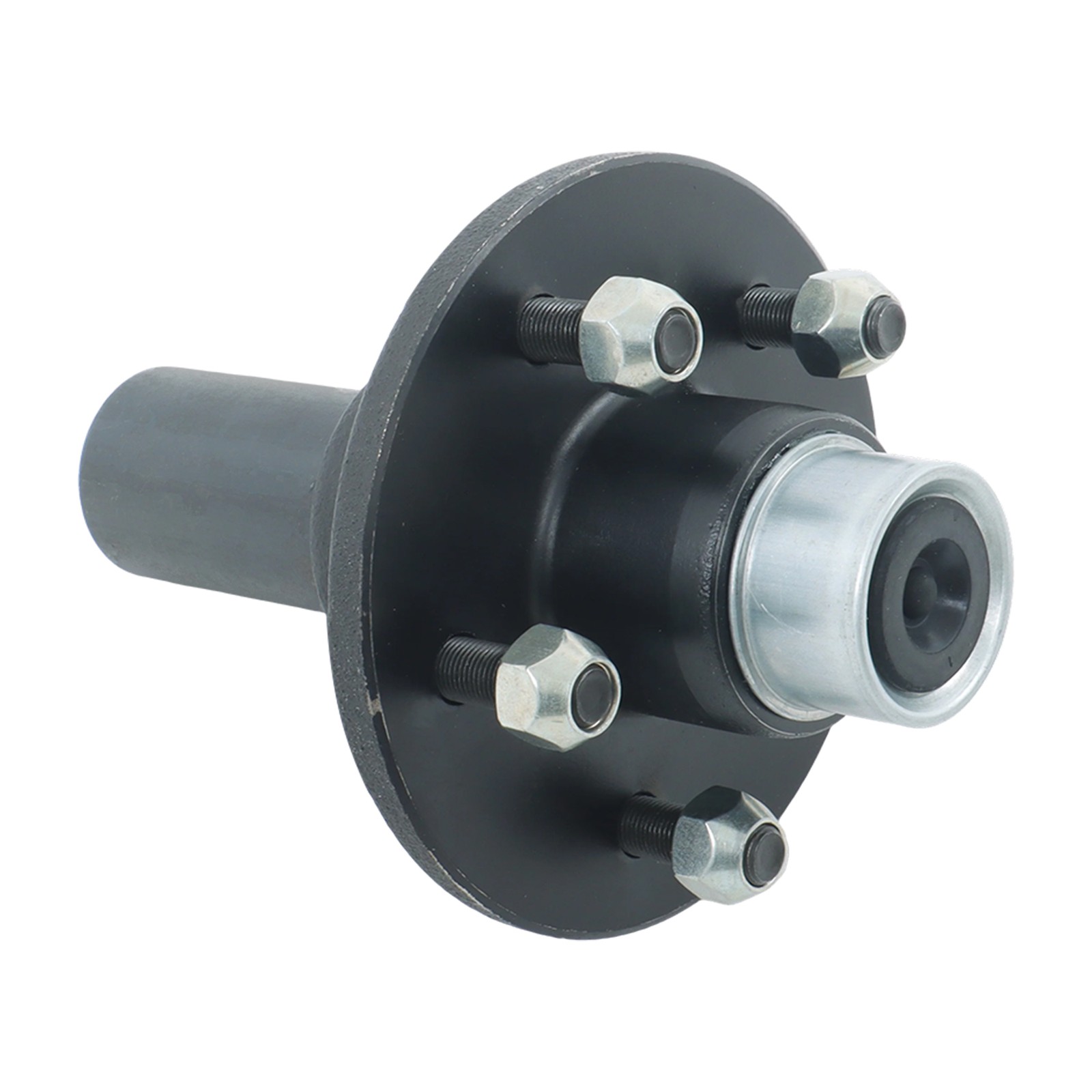 Labwork 5 on 4.5′ Trailer Hub Kit Round #84 Spindle For 3500 lbs Axle