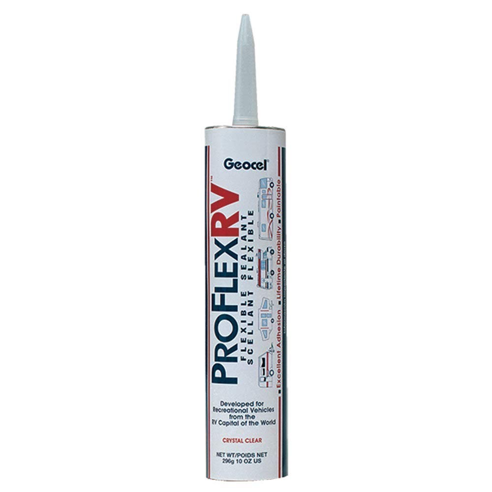 White Silicone Sealant for RVs, 10 oz, Ideal for Joint Movement and Travel