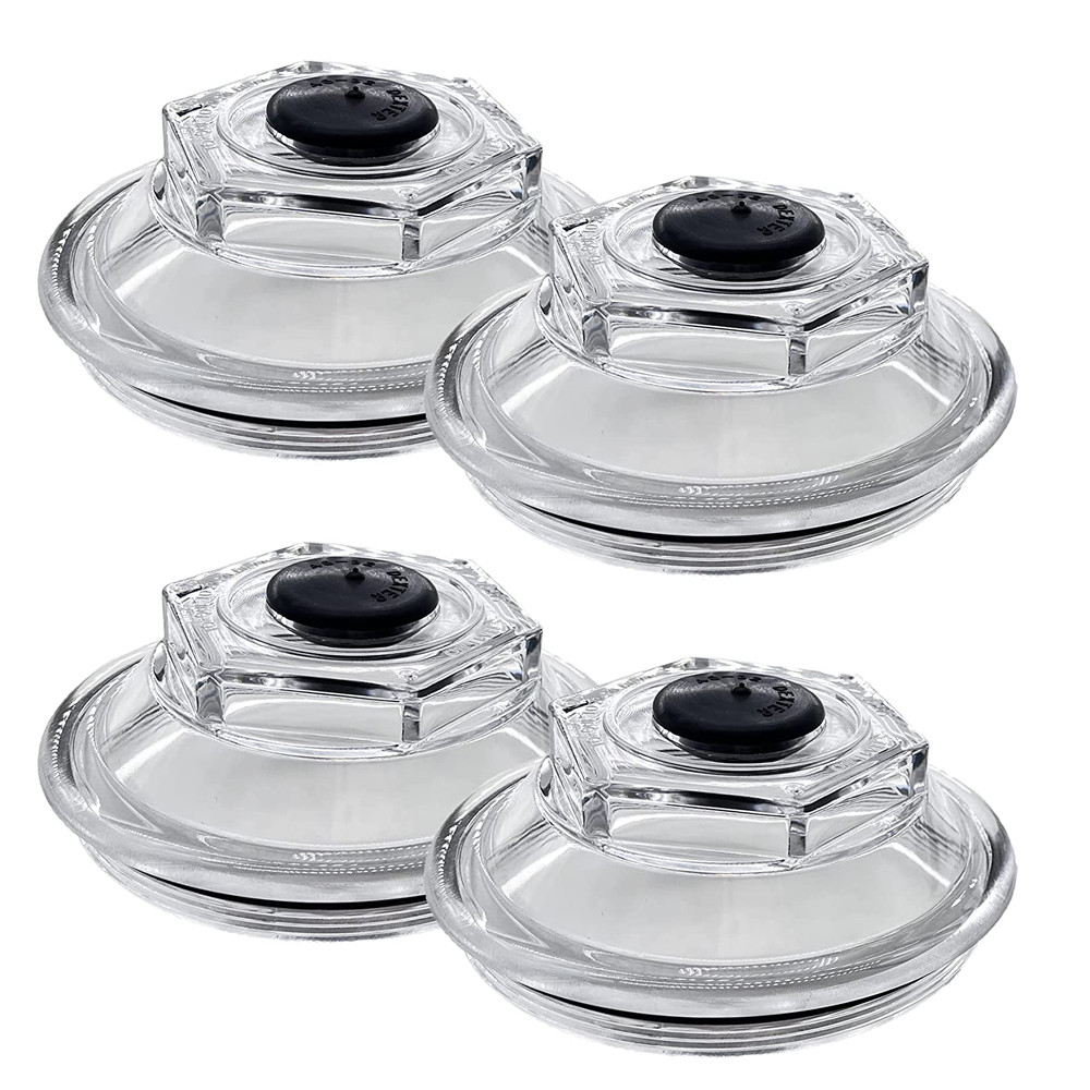(4)Oil Cap For Dexter 10K 12K& 15K 4.0″ threads Trailer Axle Plastic Cover 21-36
