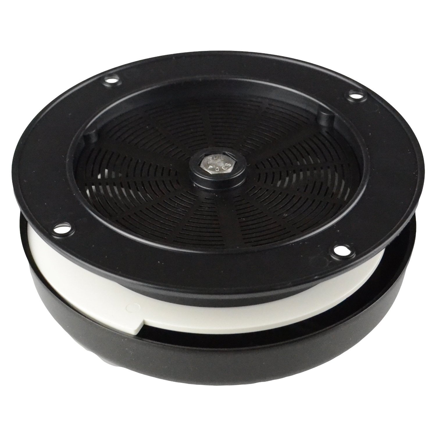 RV BLACK Roof Mushroom Vent w/ water guard RV Trailers Keystone Fast Free Ship