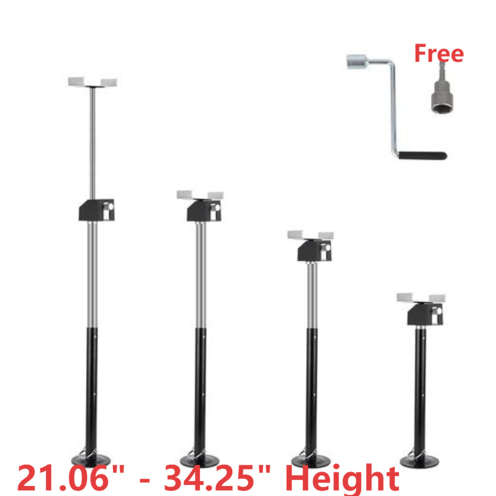 Adjustable RV Stabilizer Jacks 4 Pack 5000lbs 21-34 Inch for Slide Out Campers
