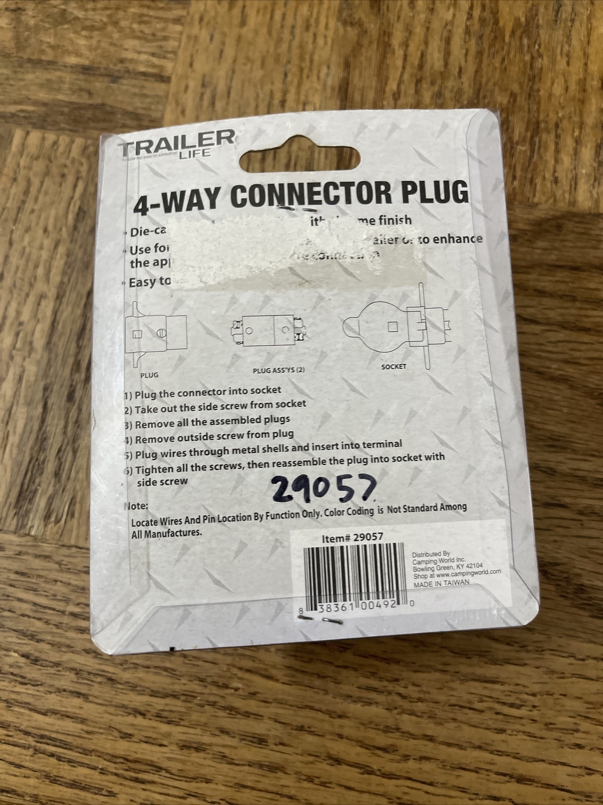 Trailer Life 4 Way Connector Plug