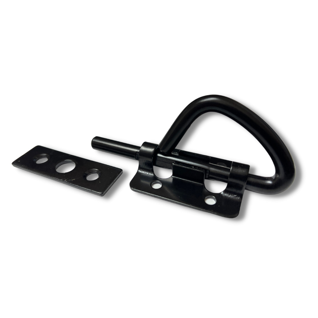 Matte Black Overhead Bunk Bed Latch Lock Pin Holder Trailer RV Camper