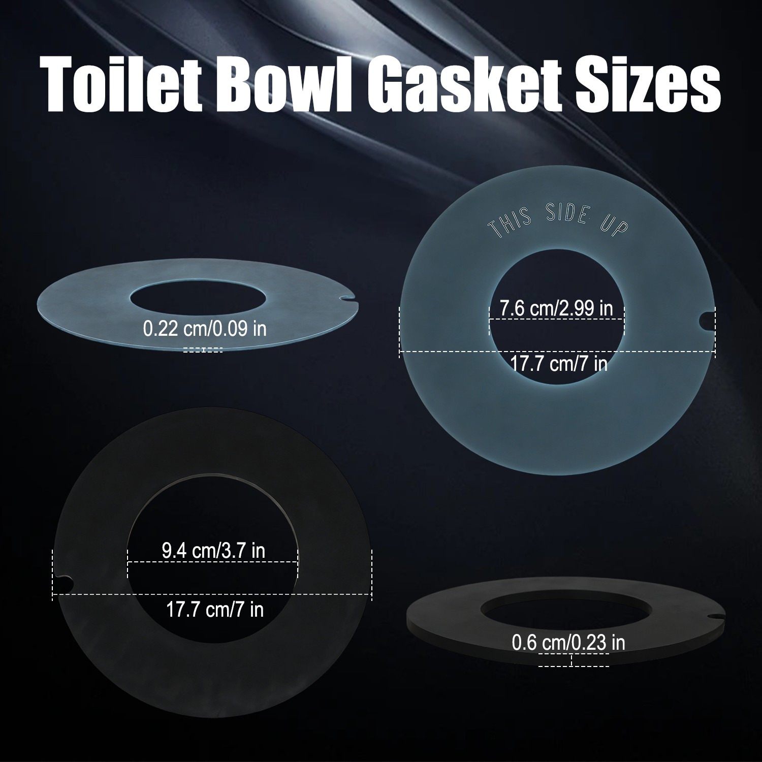 RV Toilet Flush Ball Seal for Dometic 210 510 511 385311462 Sealand 110 111